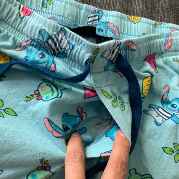 Disney Lilo & Stitch Fruit Pajama Set Blue Medium Large - Picture 9 of 15
